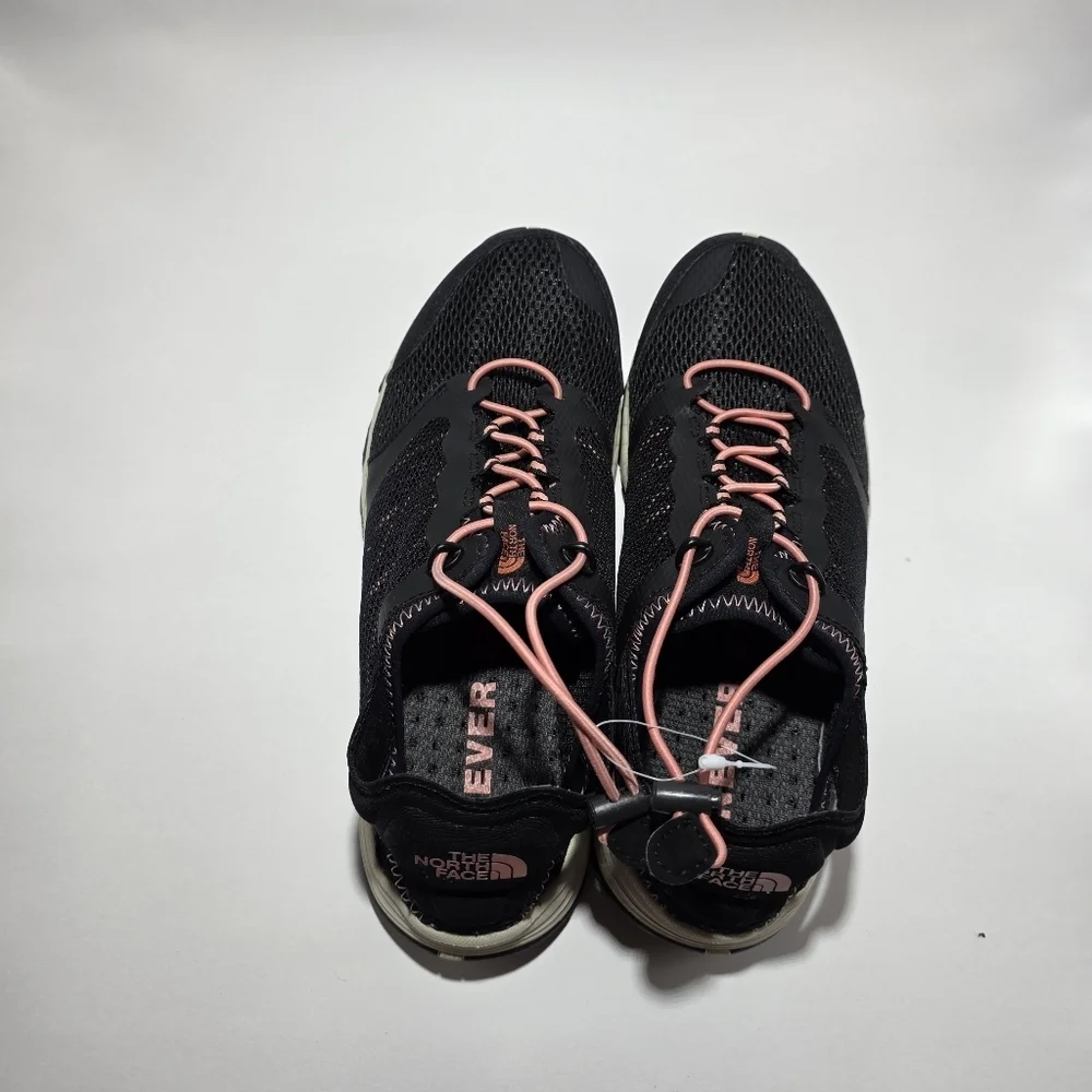 Thr North Face Black and Pink Women's Athletic Shoes